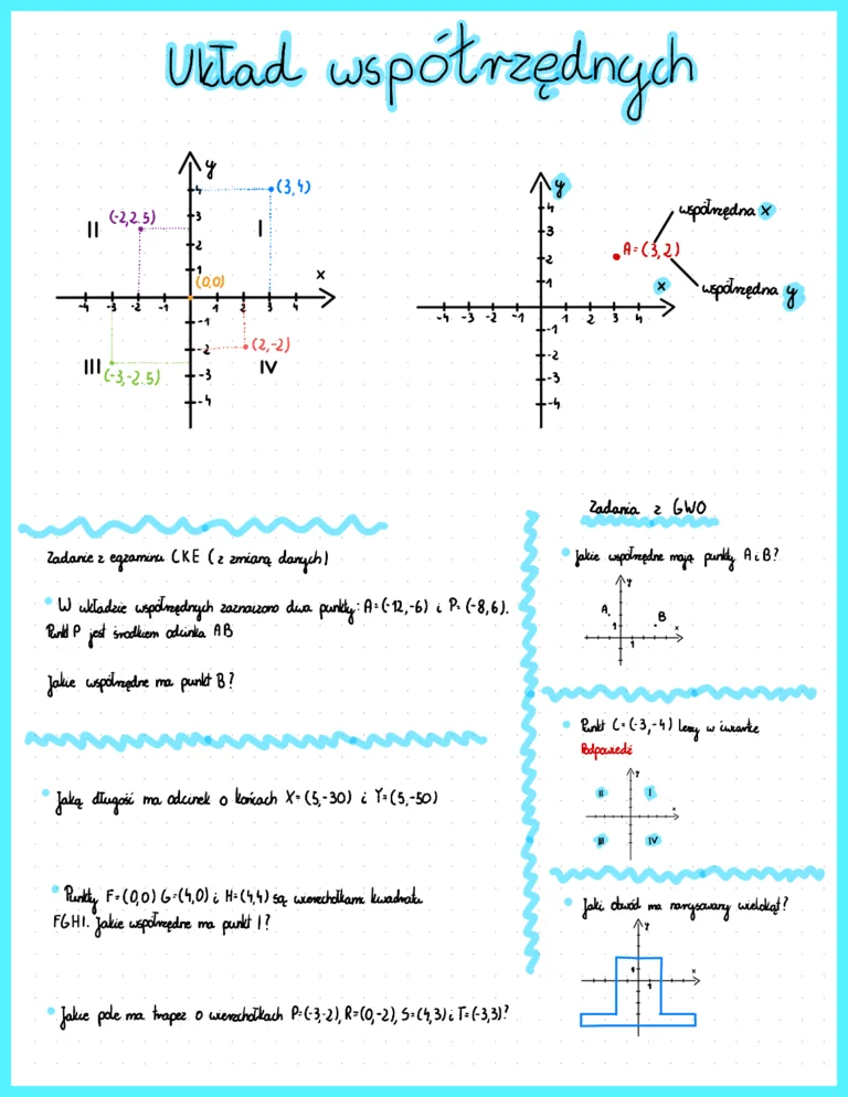 Matematyczne Notatki 3 - Czarno na Białym - Egzamin Ósmoklasisty